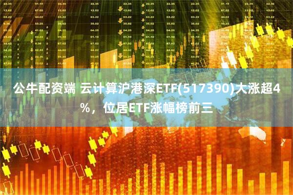 公牛配资端 云计算沪港深ETF(517390)大涨超4%，位居ETF涨幅榜前三